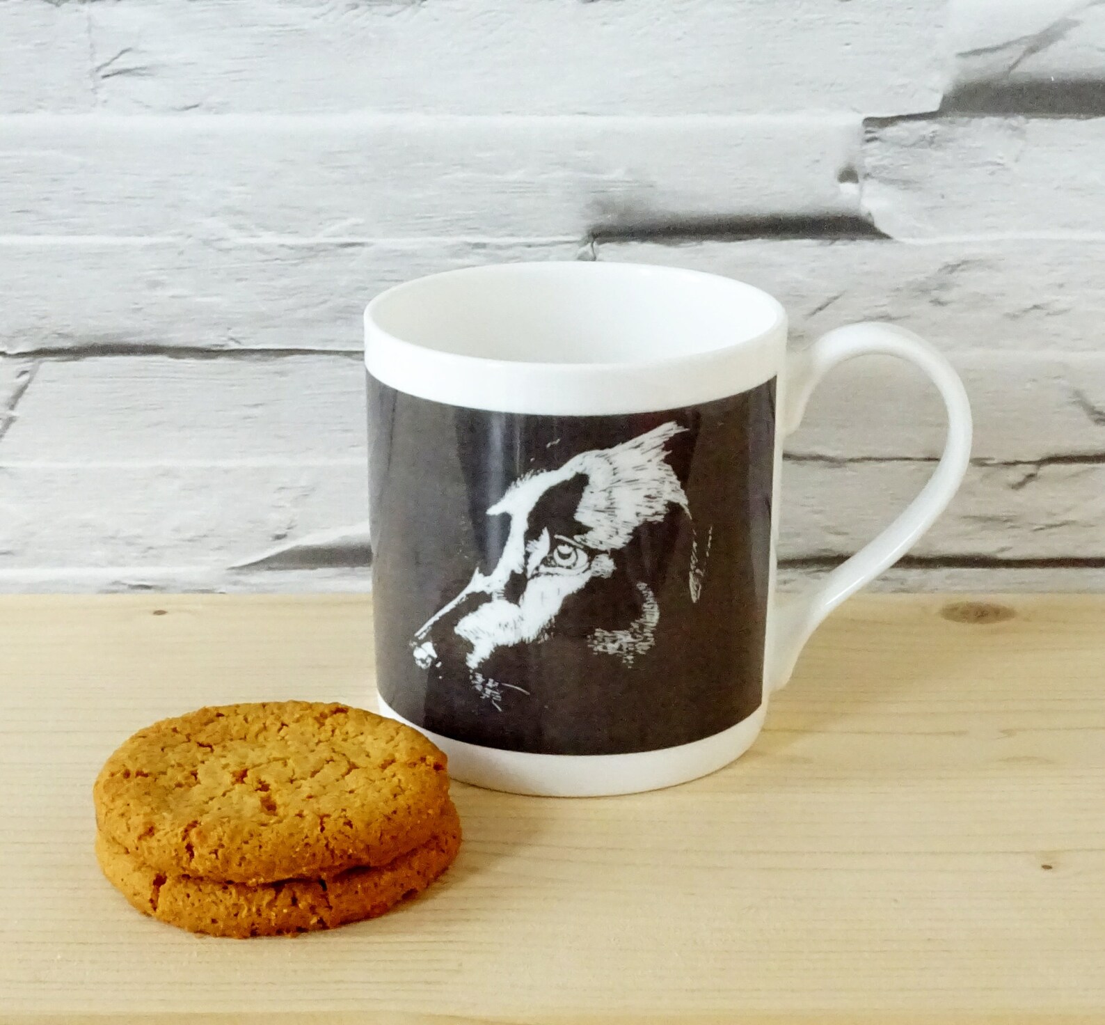 Black Dog Mug Black Dog Lover Gift Labrador Lover Collie Etsy