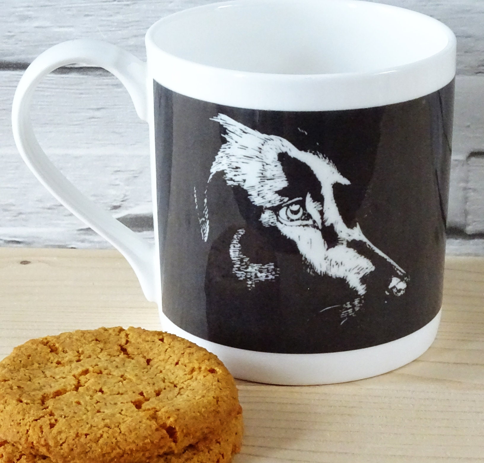 Black Dog Mug Black Dog Lover Gift Labrador Lover Collie Etsy