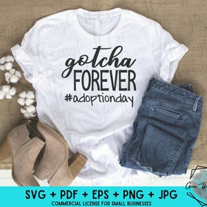 Adoption SVG - Gotcha Forever - Foster to Adopt - Adoption Day SVG - Foster Parent - Foster Child - Officially Family -Gotcha Day