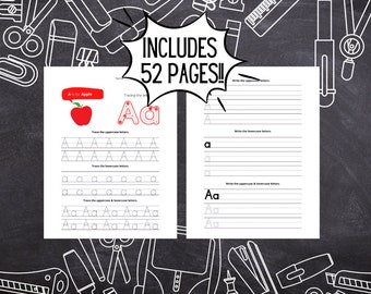 Preschool Letters of the Week - Alphabet Curriculum Worksheets- Printable Kindergarten Activities -  Learning Worksheets - Educational