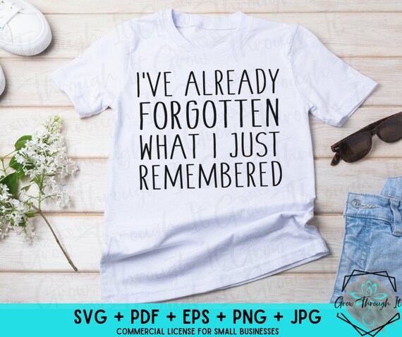 ADHD Humor SVG: Forgetful Toddler Shirt Design (Digital Download)