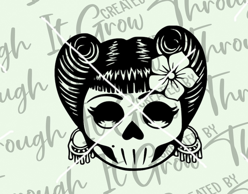 Download Sugar Skull SVG Candy Skull Clipart SVG Cut File Mandala ...