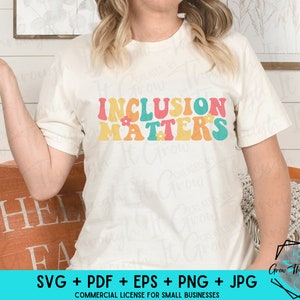 Inclusion Matters - Equality - Neurodiversity -  Special Education Tshirt - Sped Teacher Tshirt - Autism Awareness - ADHD Awareness