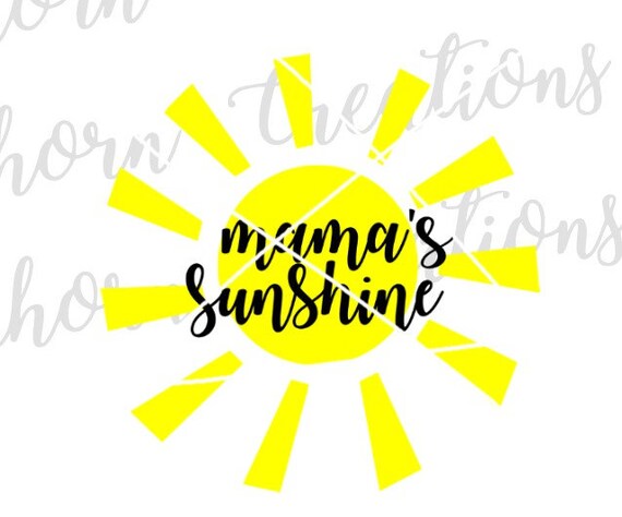 Download Sunshine Baby Rainbow Announcement Cricut File Rainbow ...