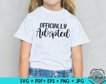 Adoption SVG: Officially Adopted Design (Digital Download)
