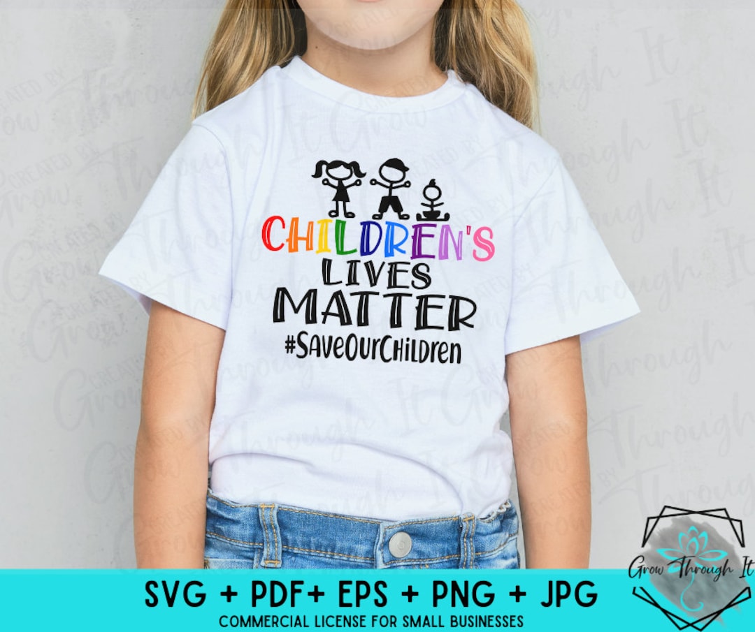 Children's Lives Matters Svg Child Trafficking Sexual Abuse Awareness ...