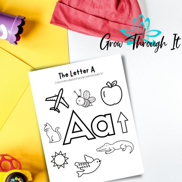Preschool Letters of the Week - Alphabet Curriculum Worksheets- Printable Preschool Activities - Toddler Learning Worksheets - Educational