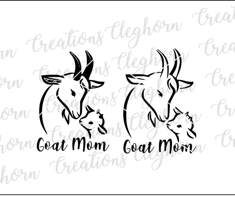Download Farm SVG Mama Goat Svg Goat Farm Baby Goat Goat Lover | Etsy