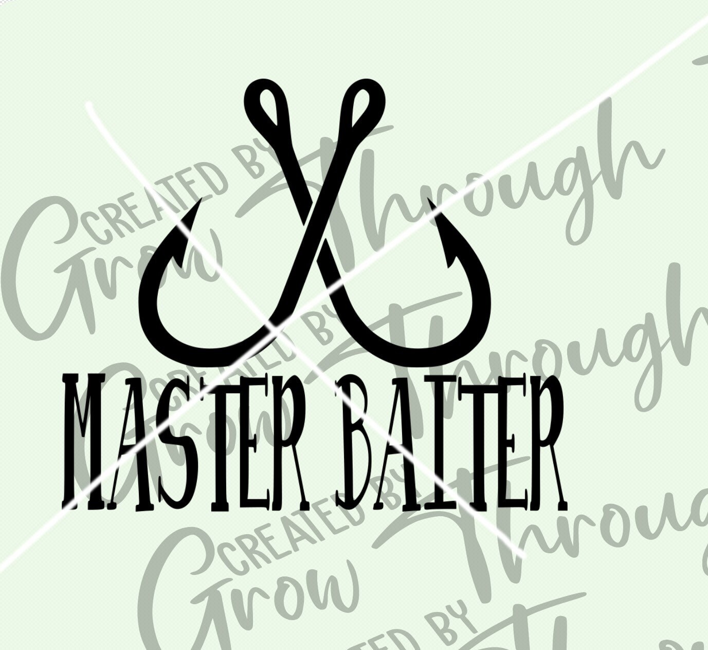 Fishing Svg Master Baiter Fishing Humor Fisherman File Etsy
