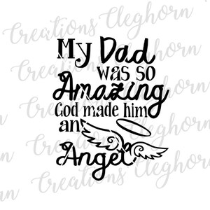 In Memory Of Svg My Grandma Was So Amazing God Made Her An Etsy