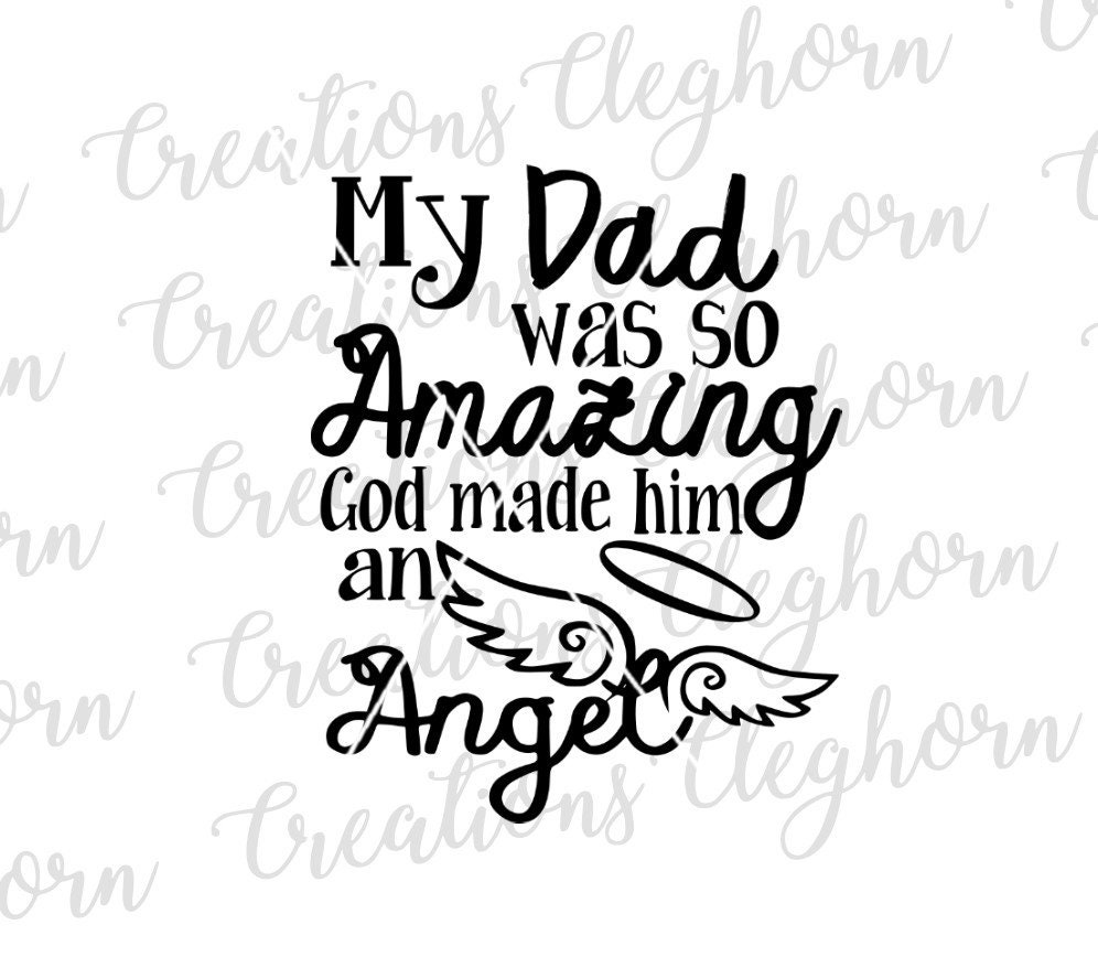 Free Free 94 In Memory Of Dad Svg SVG PNG EPS DXF File