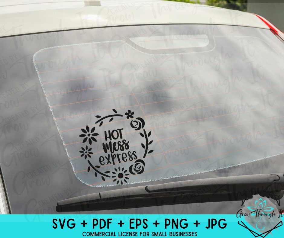 Funny car 2024 decals for moms