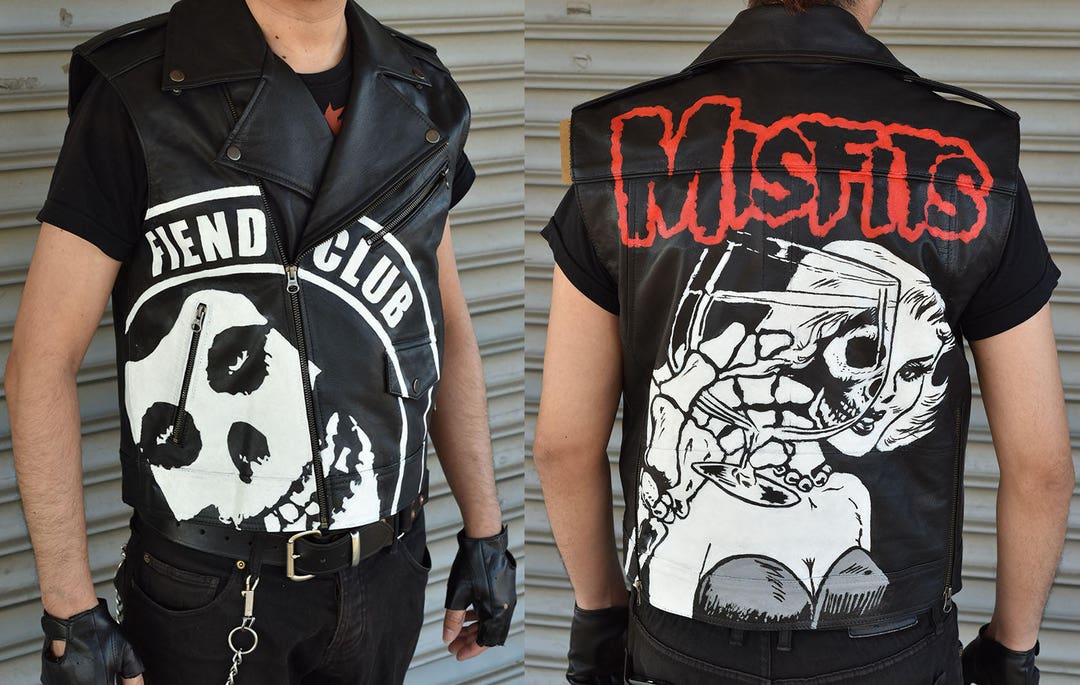 Misfits leather jacket deals