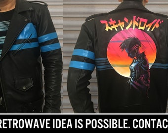 ジャケット・アウター artistic leather jacket \" SF armour \" artistic leather jacket SF armour