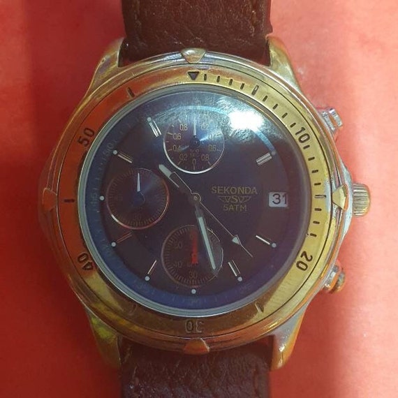 Vintage sekonda chronograph cheap