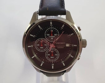 Seiko Quartz 4T57 00G0 Gents Chronograph. Quick Set Date All