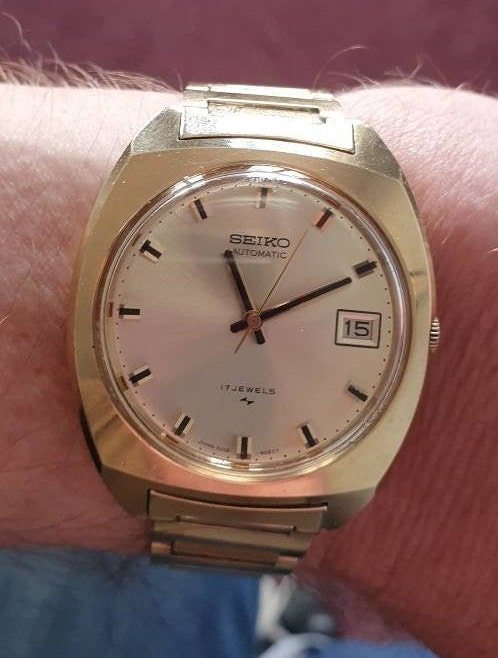 Superb Original Seiko 7005-8042 Automatic Watch. Gold Plated - Etsy