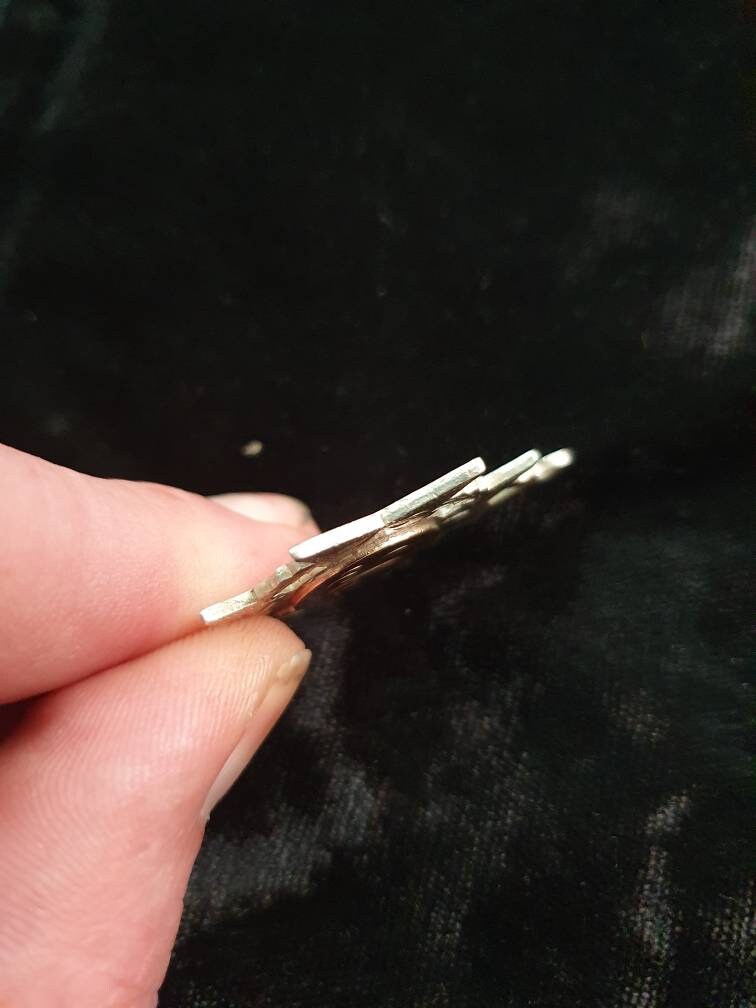 Antique, Sterling Silver and Rose Gold Watch Fob Medal, Maker WHH, 10 ...