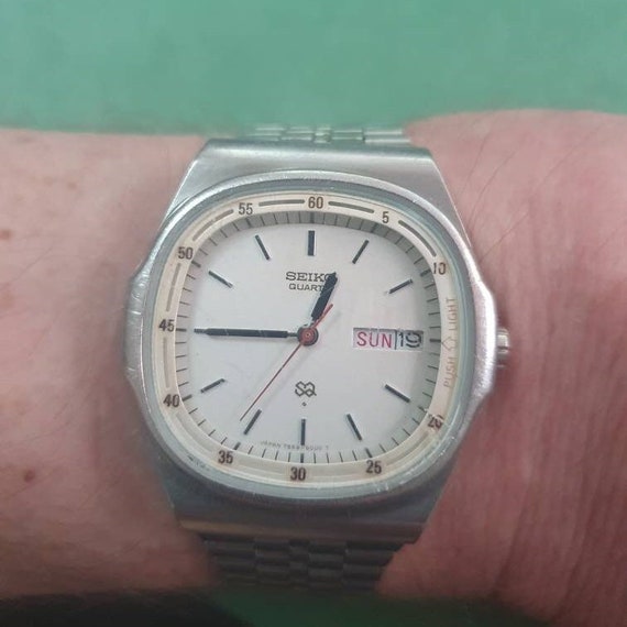 Original Seiko 7559-8000 Quartz Watch. Quick Set Day Date on - Etsy