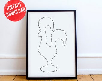 Portugal Galo de Barcelos Sayings Printable
