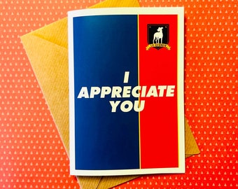 I Appreciate You Greeting Card / A6 Birthday Card / Believe Birthday Card