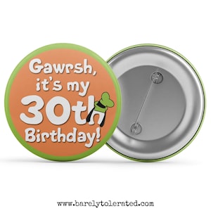 Personalised - It&#39;s My Birthday, Badge/Button/Pin, Magnet or Keyring