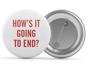 Truman Show, How's It Going To End - Button/Anstecker, Magnet oder Schlüsselanhänger