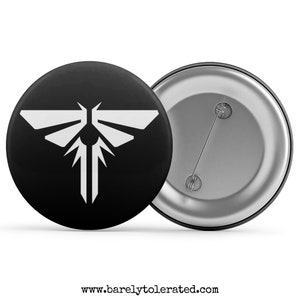 Fireflies (Black) - The Last Of Us Anstecker / Magnet / Schlüsselanhänger