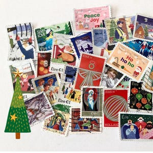 25 Irish Christmas/Holiday Stamps - Choose Your Favorite