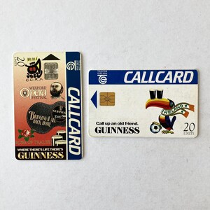 Ierse Guinness-telefoonkaarten (jaren 90)
