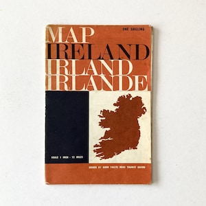 1960s Irish Tourist Map of Ireland