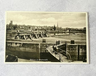 Vintage Irish Print of Athlone Ireland
