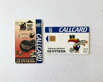 Guinness Irish Phone Cards (1990s)