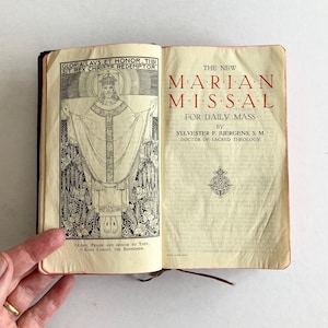 Vintage irische Gebetsbuch - Das neue Marian Messbuch für die tägliche Messe (1958)