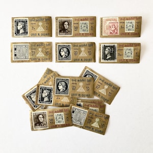 Vintage Umm Al Qiwain & Cairo Stamp Exhibition Stamps