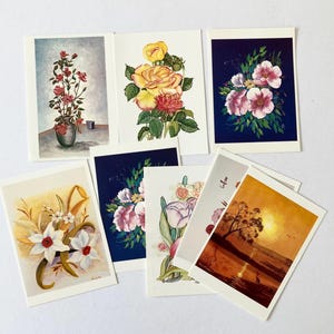 Irish Vintage Nature Postcards – Set of 8