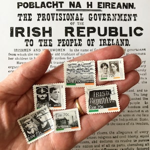 Ireland Stamps, 30 Irish Postageg Stamps Commemorating the 1916 Easter Rising Battle