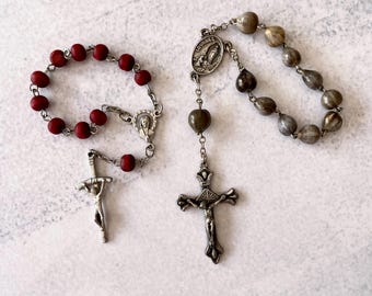 Vintage One Decade Rosaries - Our Lady of Lourdes