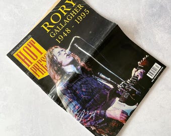 Rory Gallagher Irish Hot Press Music Magazine (1996)