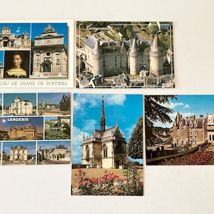 Cartoline francesi - Castelli/Chiese x 5