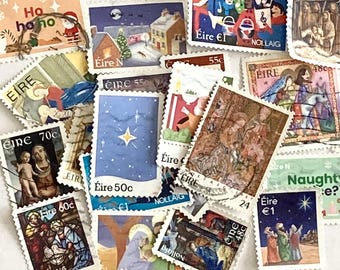 Irish Christmas Stamps x 20, What You See Is What You Get! #4