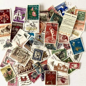 50 South Africa Stamps #2, What You See Is What You Get!