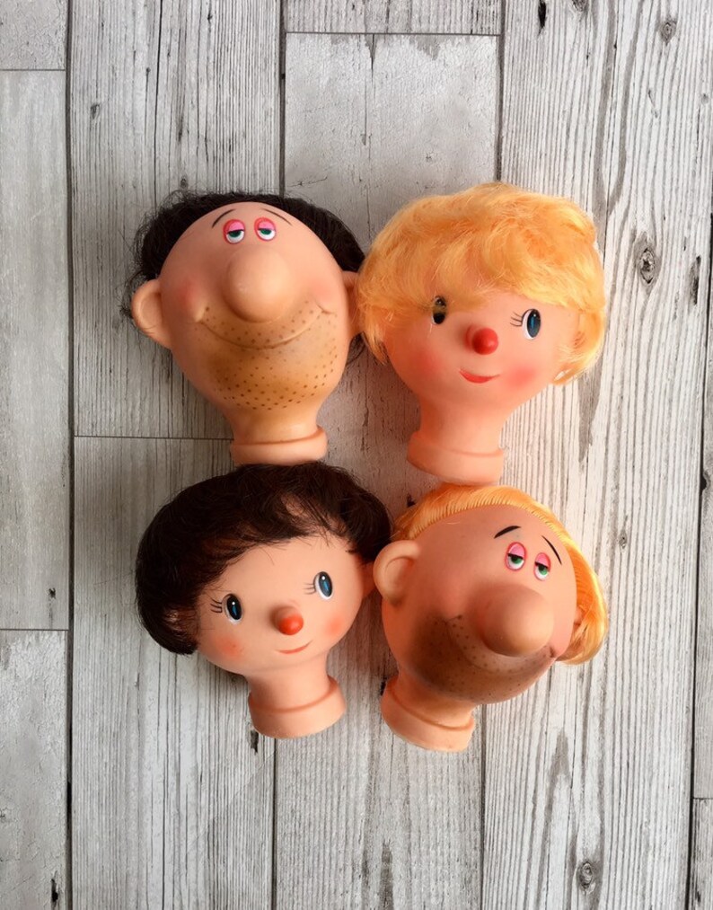 vintage doll heads