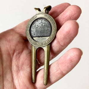 Vintage Golf Brass Divot Tool/Money Clip/ Ball-Marker (USA Patent)
