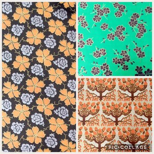 Paquete de varias hojas de papel de regalo con diseño floral vintage: elige tu combinación favorita