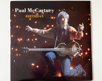 Paul McCartney - Birthday/Good Day Sunshine (1990) - 7" Vinyl Collectible Music Memorabilia