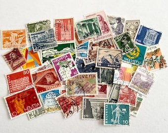 40 sellos de Suiza #3 - Las fotos muestran sellos reales