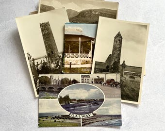 10 Vintage Ireland Postcards