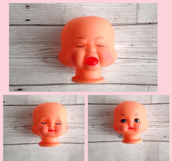 plastic doll head
