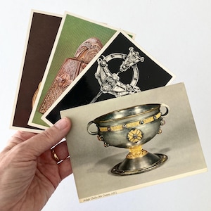 4 Vintage Ireland Artifacts Postcards